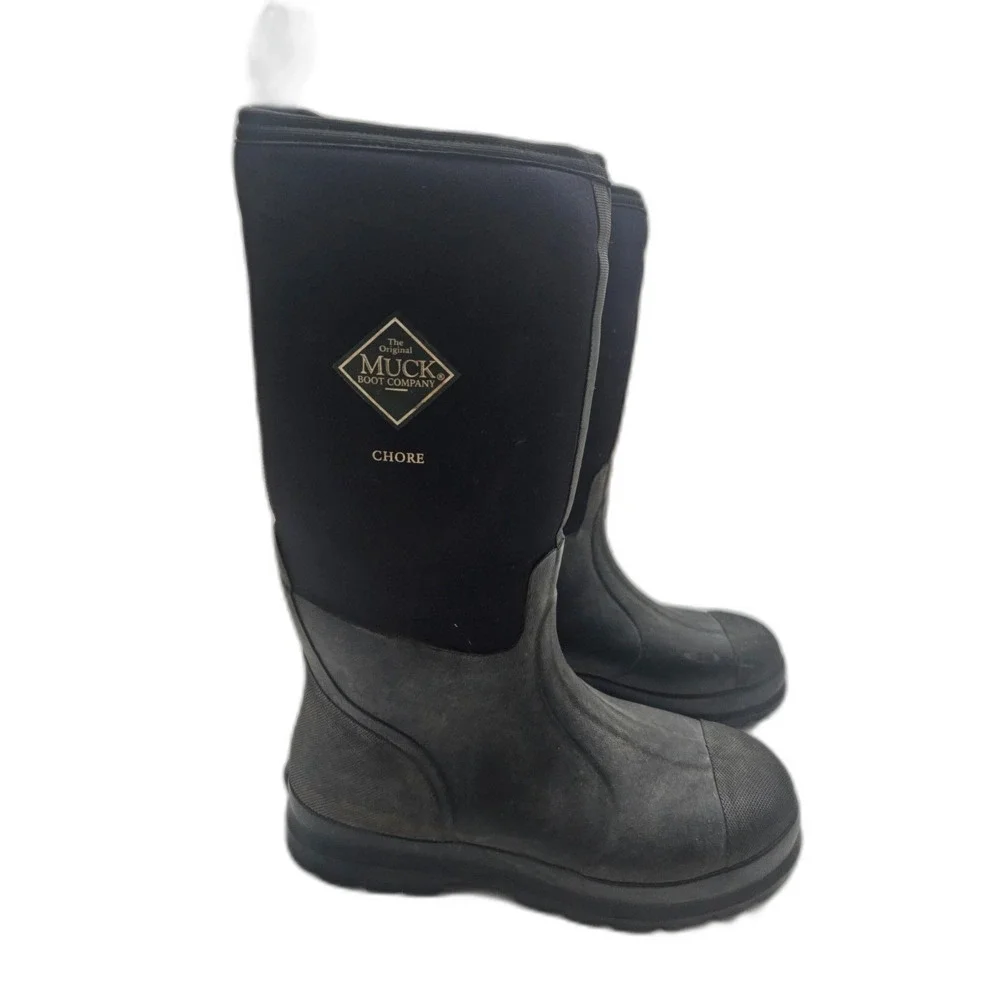 MUCK Boot Men's Chore High All Conditions Work Boot 11 Black
